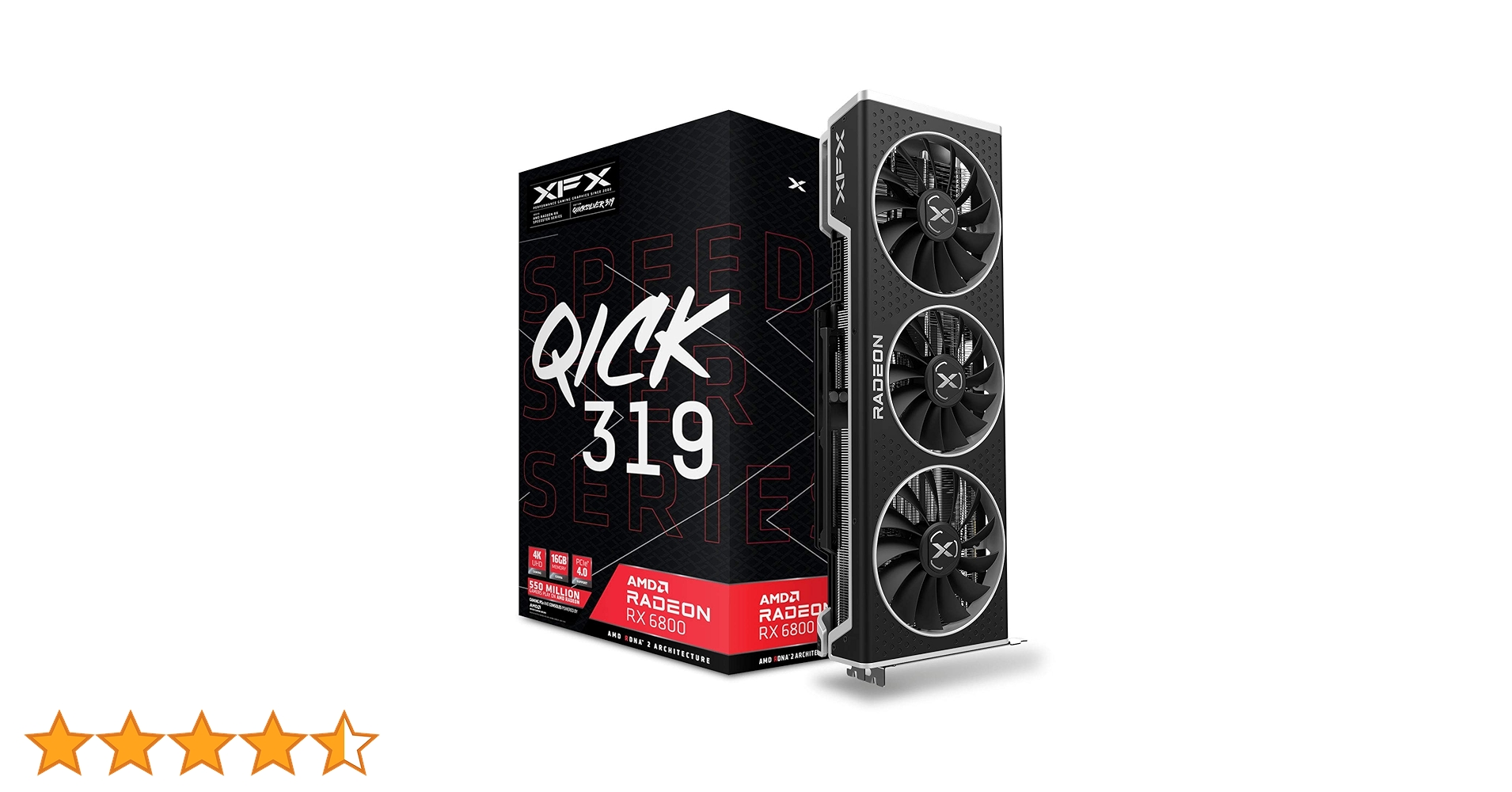 Amazon | XFX Speedster QICK319 AMD Radeon RX 6800 Core ゲーミング